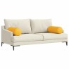 Coussins d'accent 2 pcs Jaune clair Ø 25 x 70 cm 553024553024
