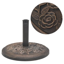 Socle de parasol Résine Rond Bronze 9 kg 553027553027