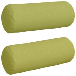 Coussins d'accent 2 pcs Vert clair Ø 25 x 70 cm tissu 553034553034