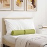 Coussins d'accent 2 pcs Vert clair Ø 15 x 40 cm tissu 553036553036