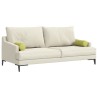 Coussins d'accent 2 pcs Vert clair Ø 15 x 40 cm tissu 553036553036