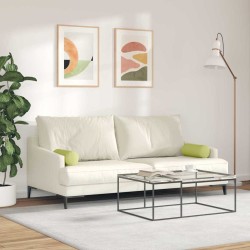 Coussins d'accent 2 pcs Vert clair Ø 15 x 40 cm tissu 553036553036