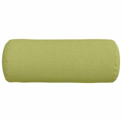 Coussins d'accent 2 pcs Vert clair Ø 15 x 40 cm tissu 553036553036