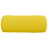 Coussins d'accent 2 pcs Jaune clair Ø 15 x 40 cm tissu 553037553037