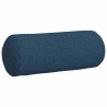 Coussins d'accent 2 pcs Bleu Ø 15 x 40 cm tissu 553038553038