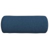 Coussins d'accent 2 pcs Bleu Ø 15 x 40 cm tissu 553038553038