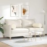 Coussins d'accent 2 pcs Crème Ø 25 x 70 cm 553039553039