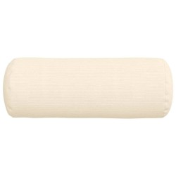 Coussins d'accent 2 pcs Crème Ø 25 x 70 cm 553039553039