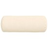 Coussins d'accent 2 pcs Crème Ø 25 x 70 cm 553039553039