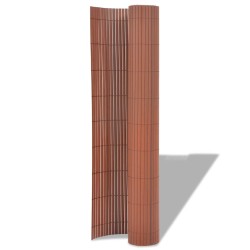 Clôture de jardin Marron 150 x 500 cm PVC 553040553040