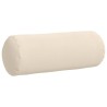 Coussins d'accent 2 pcs Beige Ø 25 x 70 cm Tissu en microfibre 553044553044