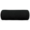 Coussins d'accent 2 pcs Noir Ø 25 x 70 cm Tissu en microfibre 553046553046