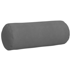 Coussins d'accent 2 pcs Gris foncé Ø 25 x 70 cm 553047553047