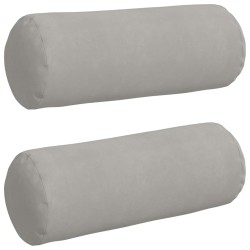 Coussins d'accent 2 pcs Gris clair Ø 25 x 70 cm 553048553048