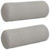 Coussins d'accent 2 pcs Gris clair Ø 25 x 70 cm 553048553048
