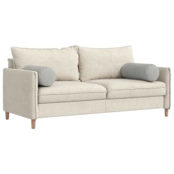 Coussins d'accent 2 pcs Gris clair Ø 25 x 70 cm 553048553048