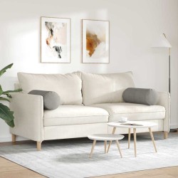 Coussins d'accent 2 pcs Gris clair Ø 25 x 70 cm 553050553050