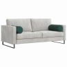 Coussins d'accent 2 pcs Vert foncé Ø 25 x 70 cm 553055553055