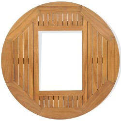 Dessus de table de bière Teck 70 cm 553058553058