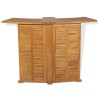 Table pliable de bar 155x53x105 cm Bois de teck solide 553062553062