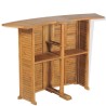 Table pliable de bar 155x53x105 cm Bois de teck solide 553062553062