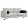 Coussins d'accent 2 pcs Noir Ø 25 x 70 cm 553064553064