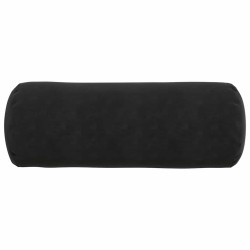 Coussins d'accent 2 pcs Noir Ø 25 x 70 cm 553064553064