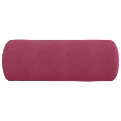 Coussins d'accent 2 pcs Bordeaux Ø 25 x 70 cm 553065553065