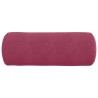 Coussins d'accent 2 pcs Bordeaux Ø 25 x 70 cm 553065553065