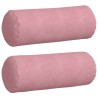 Coussins d'accent 2 pcs Rose Ø 25 x 70 cm 553066553066