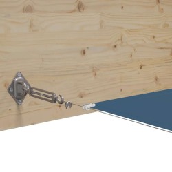 Auvent vertical Bleu 60x800 cm Tissu oxford 553067553067