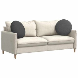 Coussins de siège 2 pcs Gris foncé Ø50 x 19 cm 553074553074