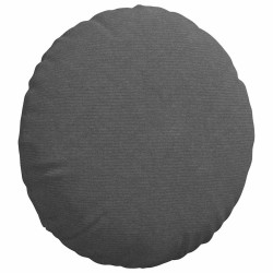 Coussins de siège 2 pcs Gris foncé Ø50 x 19 cm 553074553074