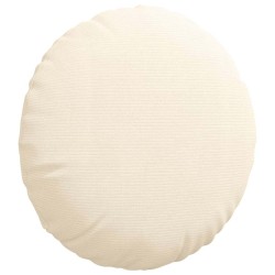 Coussins de siège 2 pcs Crème Ø50 x 19 cm 553078553078