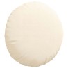 Coussins de siège 2 pcs Crème Ø50 x 19 cm 553078553078