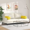 Coussins d'accent 2 pcs Jaune Ø 25 x 70 cm 553082553082