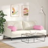 Coussins d'accent 2 pcs Rose Ø 25 x 70 cm tissu 553086553086