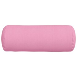 Coussins d'accent 2 pcs Rose Ø 25 x 70 cm tissu 553086553086