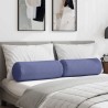 Coussins d'accent 2 pcs Bleu denim Ø 25 x 70 cm tissu 553087553087