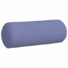 Coussins d'accent 2 pcs Bleu denim Ø 25 x 70 cm tissu 553087553087