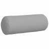 Coussins d'accent 2 pcs Gris nuage Ø 25 x 70 cm tissu 553088553088