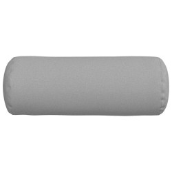 Coussins d'accent 2 pcs Gris nuage Ø 25 x 70 cm tissu 553088553088