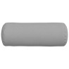 Coussins d'accent 2 pcs Gris nuage Ø 25 x 70 cm tissu 553088553088