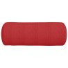 Coussins d'accent 2 pcs Rouge Ø 25 x 70 cm tissu 553089553089