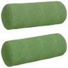Coussins d'accent 2 pcs Vert clair Ø 25 x 70 cm 553090553090