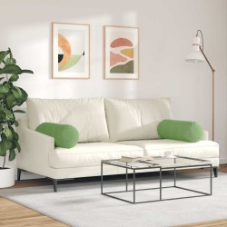 Coussins d'accent 2 pcs Vert clair Ø 25 x 70 cm 553090553090