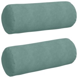 Coussins d'accent 2 pcs Vert Mer Ø 25 x 70 cm 553091553091