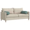 Coussins d'accent 2 pcs Vert Mer Ø 25 x 70 cm 553091553091