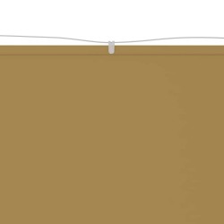 Auvent vertical Beige 140x1200 cm Tissu oxford 553092553092