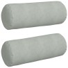Coussins d'accent 2 pcs Gris clair Ø 25 x 70 cm 553093553093